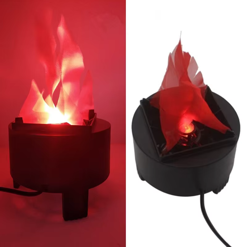 Lampe de flamme de feu simulée 3D, lampe de brasero, veilleuse de fête à la maison, Halloween, Noël,