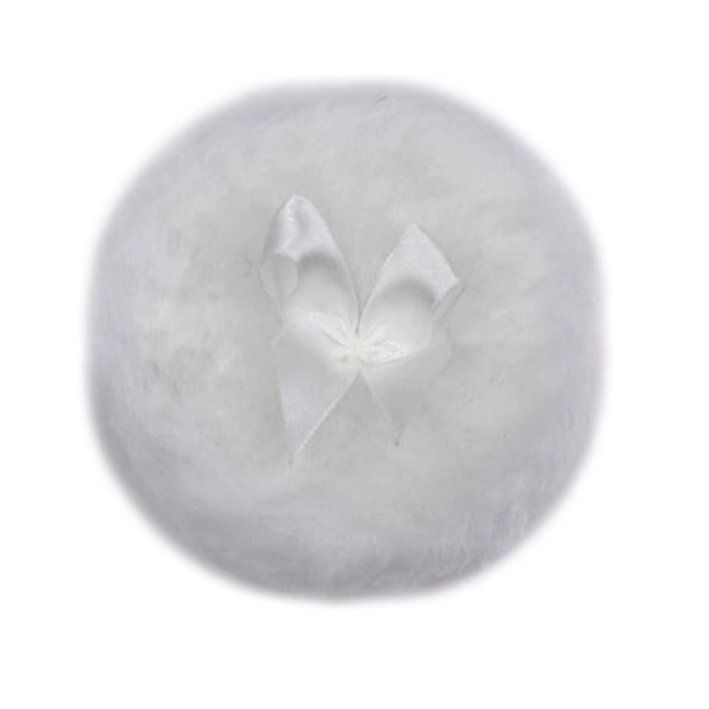 Bouffée de poudre moelleuse pour le visage et le corps, bouffée de poudre ultra douce, velours réuti