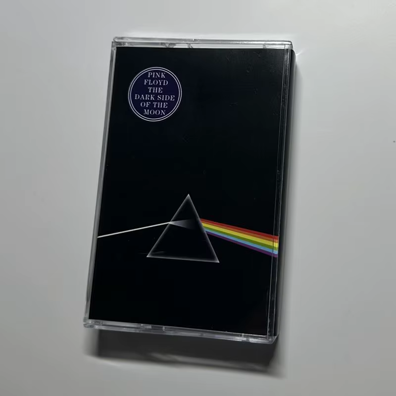 Pink Floyd The Dark Side of the Moon, chansons rock anglaises, cassette musicale, édition de collect