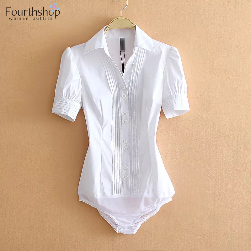 Monos Mujer Body Femme Body femmes élégant à manches longues barboteuses bureau dame uniforme travai