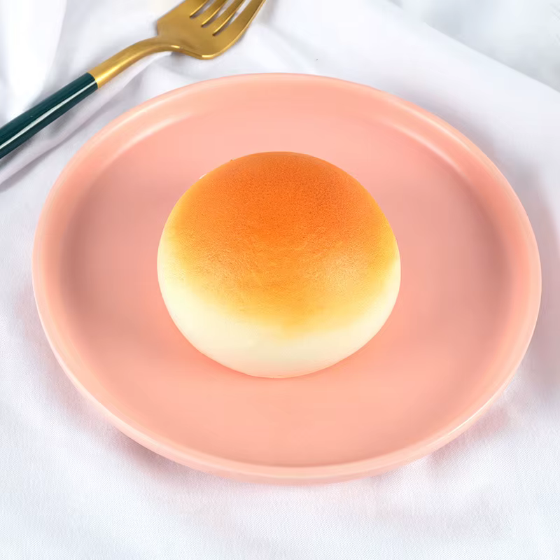 Faux Mantou chinois Squishy réaliste, chignon cuit à la vapeur, modèle de pain simulé, jouet doux à