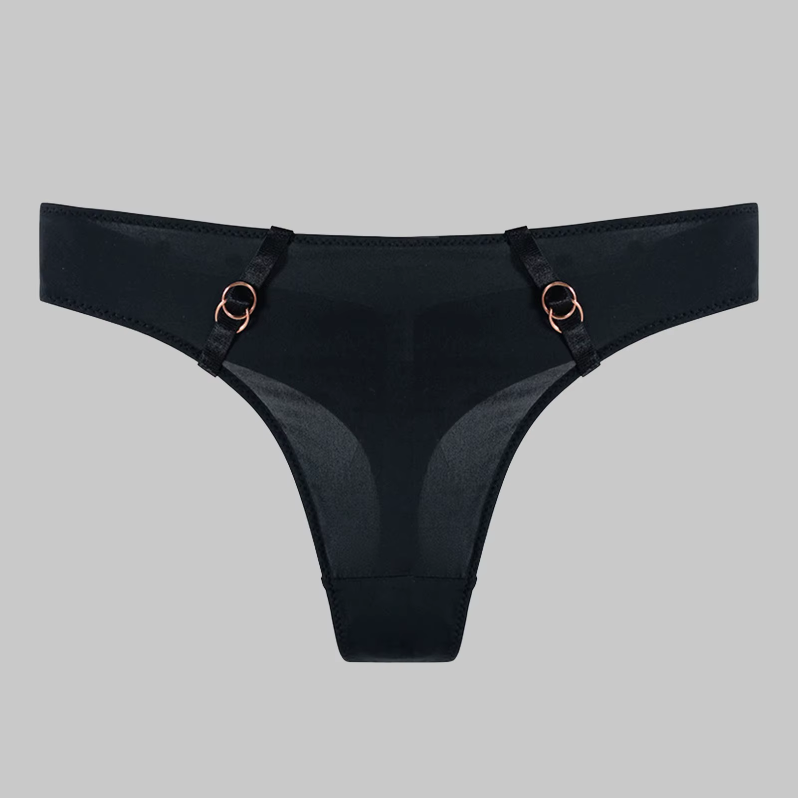 Taille basse T-Back culotte solide sous-vêtements décontractés pour les femmes Sexy Hipster culotte 