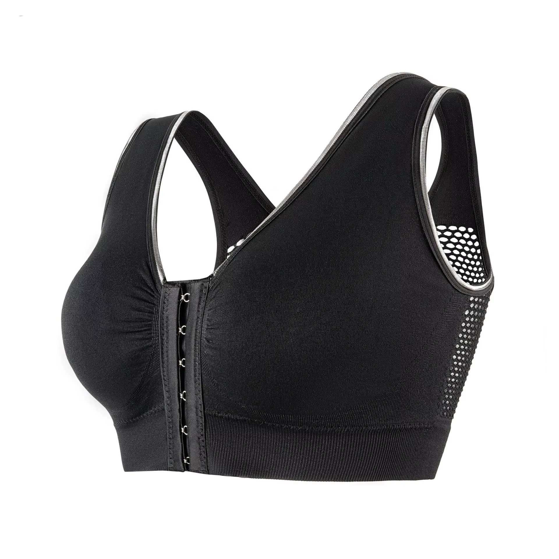 Soutien-gorge de sport Push Up pour femmes, ajouré, grande taille, rembourré, sans fil, Bralette Sex