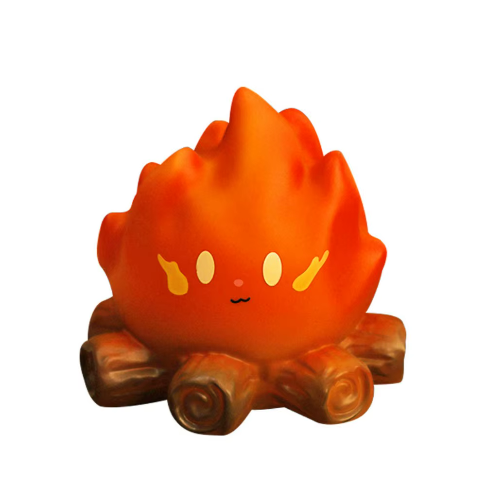 Bougie LED pour feu de camp de noël, veilleuse, décoration d'ambiance festive, cadeau de noël parfai