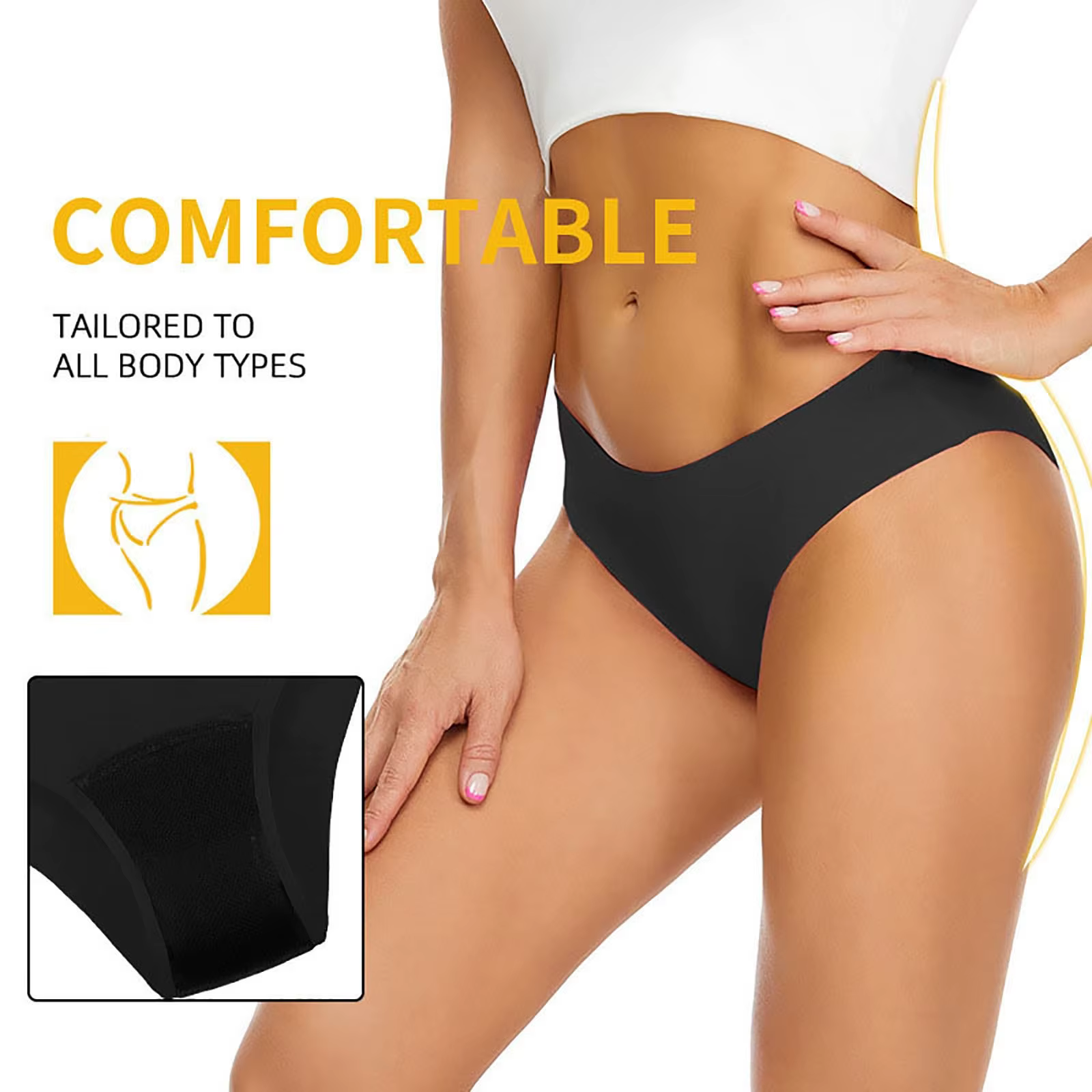 Maillot de bain menstruel pour femme, maillot de bain de plage anti-fuite, bikini menstruel, culotte