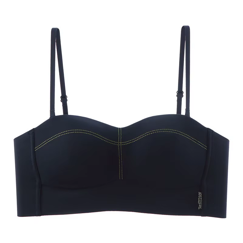 Soutien-gorge tubulaire pour femme avec petits seins, soutien-gorge push-up anti-exposition, sans ja