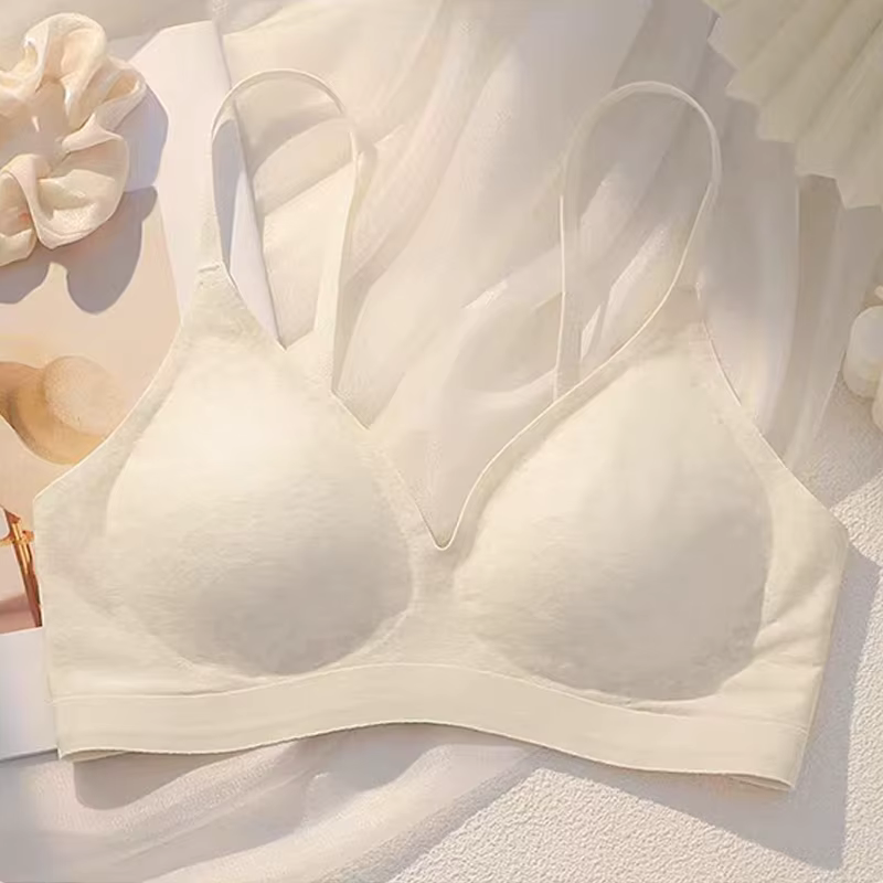 Soutien-gorge léopard sans couture, Design Push Up, sans fil, léger, confortable pour femmes, petite