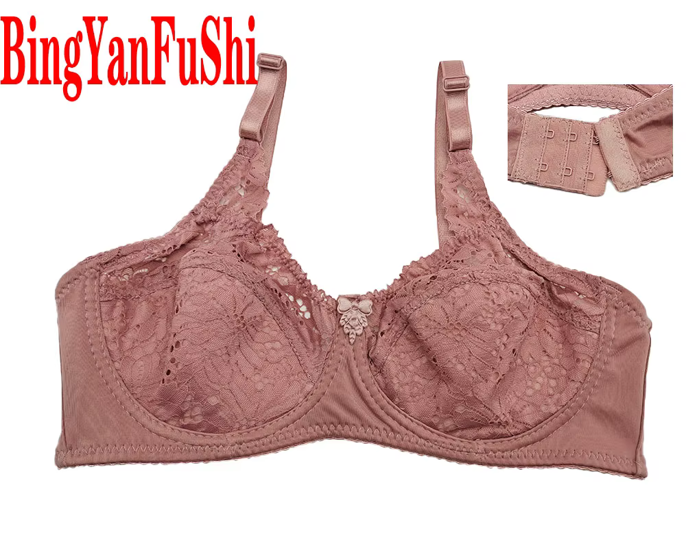 Soutien-gorge en dentelle pour femme, brassière, bonnet fin B C D E F esis, noir, blanc, doux, banri