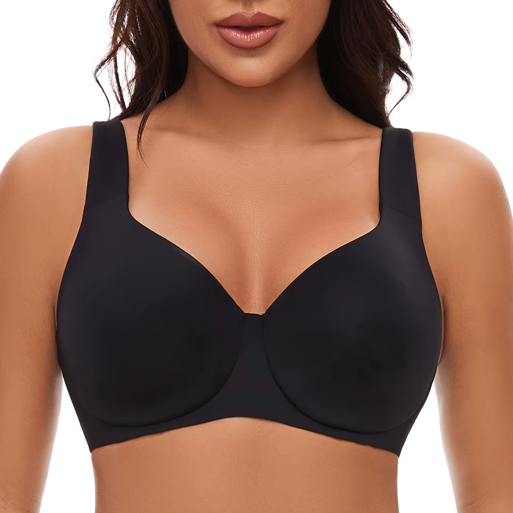 Soutien-gorge à armatures grande taille minimiseur couverture complète sans couture sans doublure so